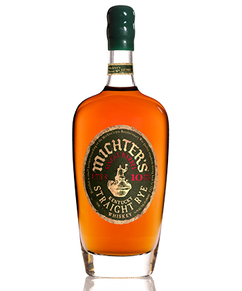 Michter’s 10 Year Single Barrel Kentucky Straight Rye Whiskey is one of the best spirits of 2022.